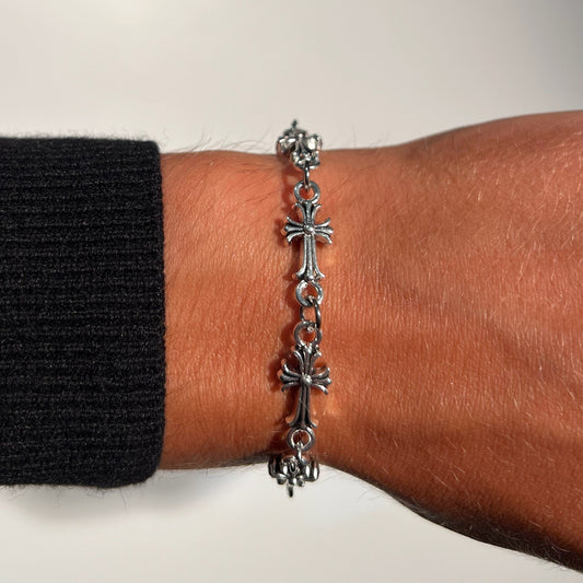 Chrome Vision™ Cross Bracelet - Armband