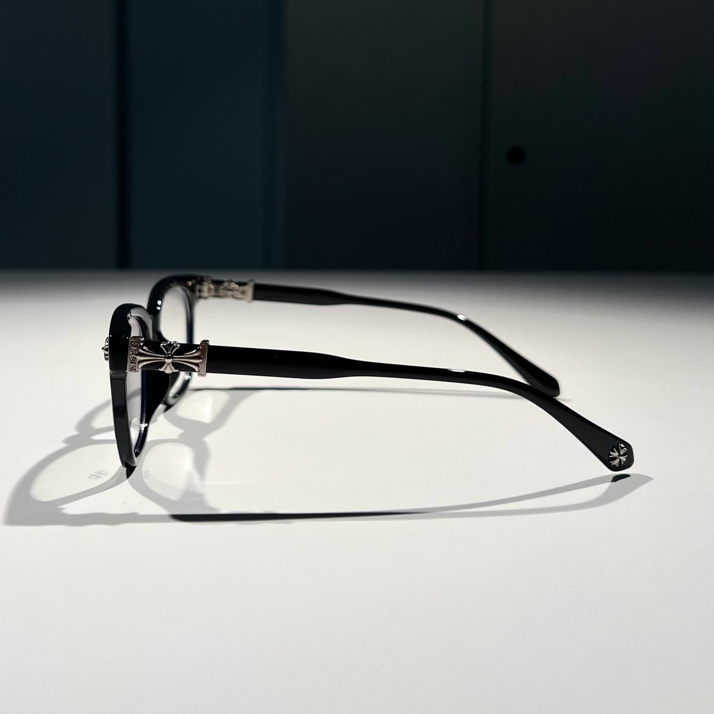 Chrome Vision™ Glasses - Black - Clear