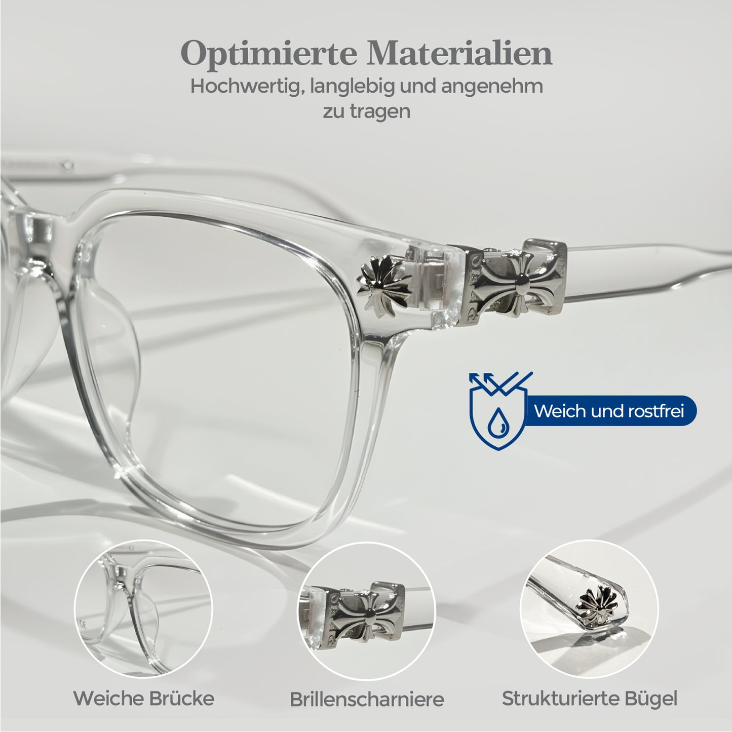 Chrome Vision™ Brille - Transparent - Plain