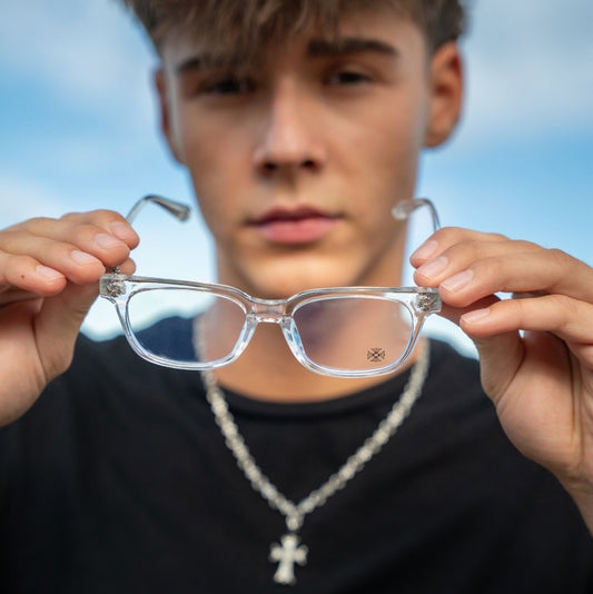 Chrome Vision™  Black Friday Super Bundle - 2 x Brille + 2 x Gürtel + Chain + Armband