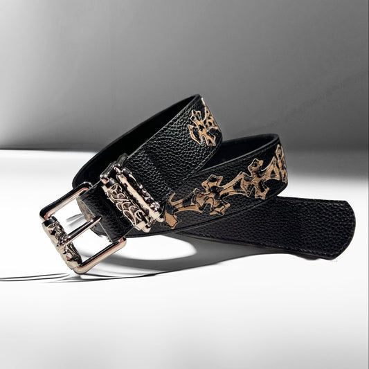 Chrome Vision™ Belt - Black - Leopard