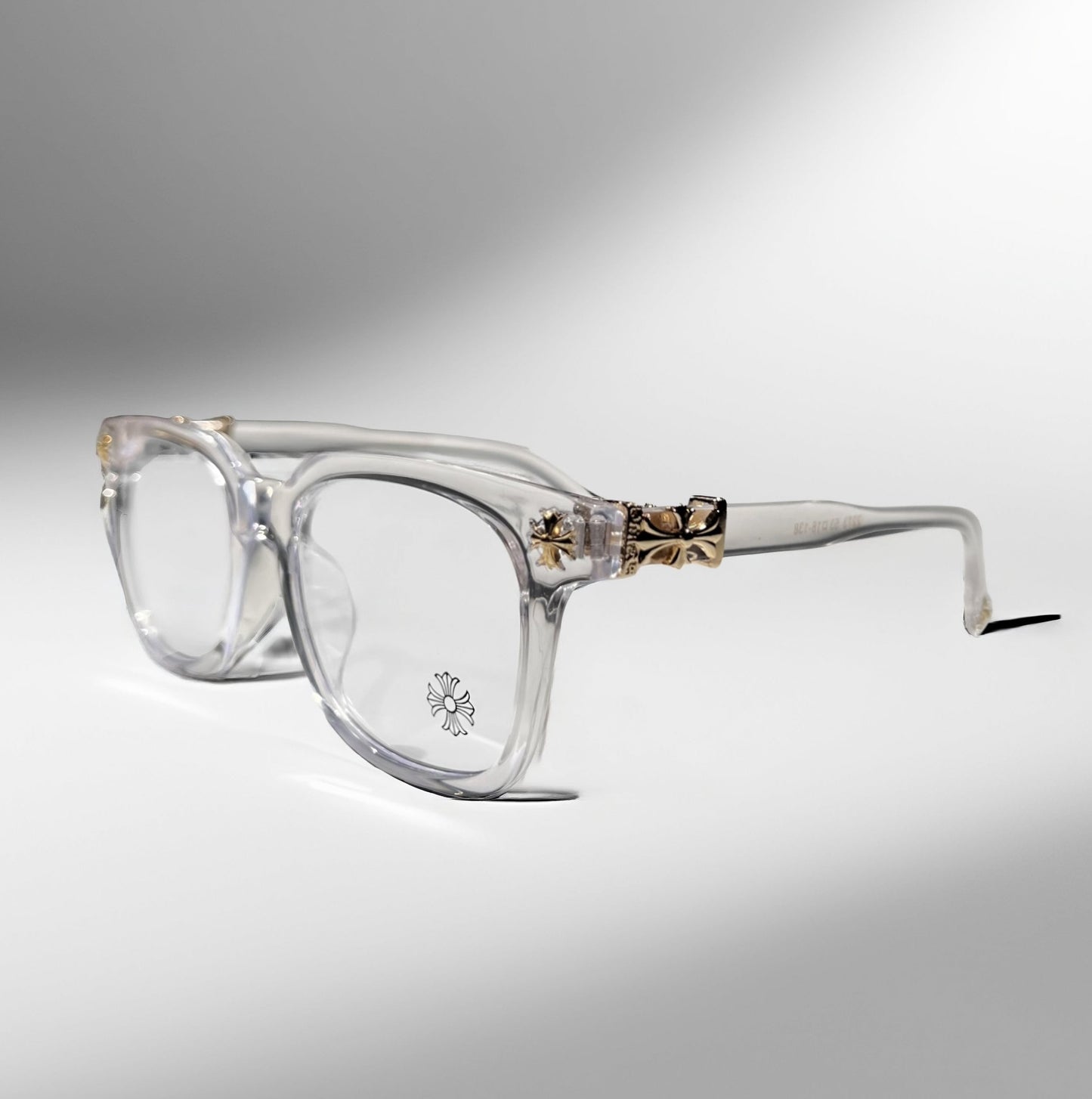 Chrome Vision™ Brille - Transparent/Gold - Premium
